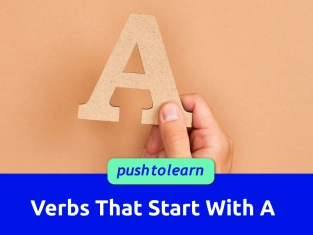 Illustration of Verbs That Start With A