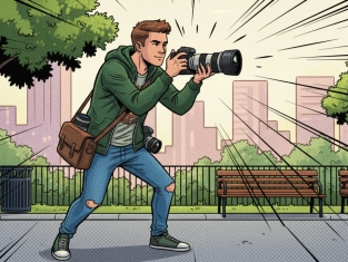 Illustration of Talking about hobby