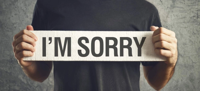 Illustration of I'm Sorry vs I Apologize