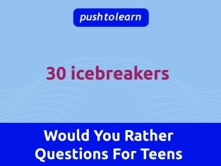 Illustration of Would You Rather Questions For Teens - for Games, Parties, and Icebreakers