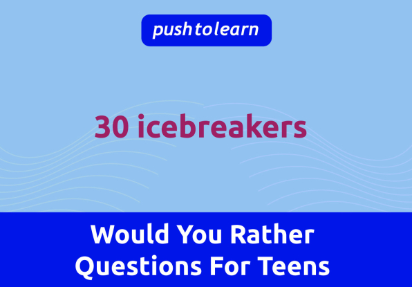 Illustration of Would You Rather Questions For Teens - for Games, Parties, and Icebreakers