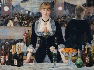 Illustration of Talking About a Famous Painting