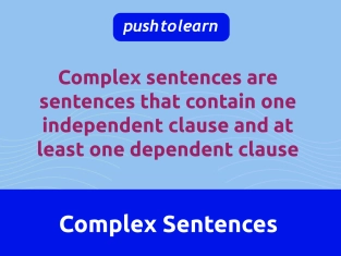 Illustration of Complex Sentences Examples