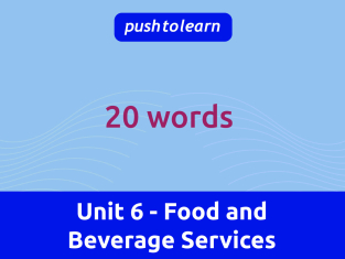 Illustration of Unit 6 - Food and Beverage Services