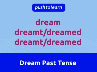 Illustration of Dream Past Tense