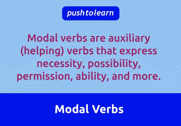 Illustration of Modal Verbs