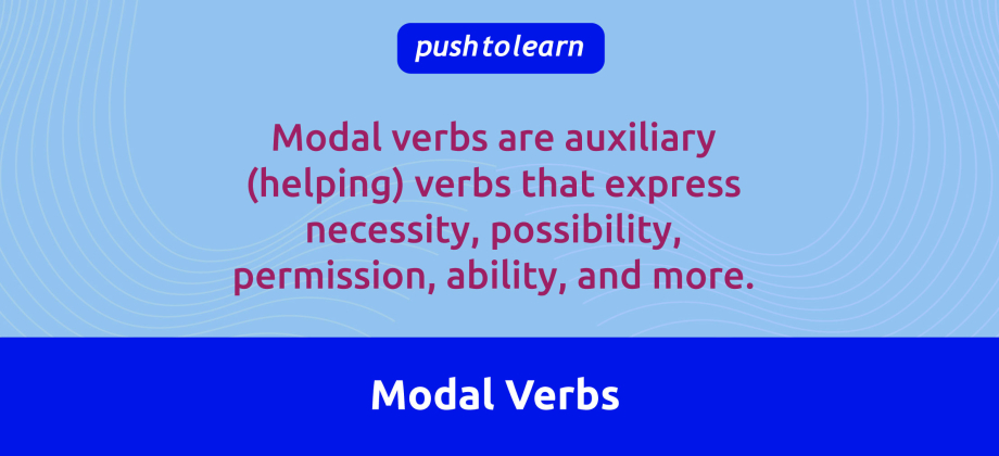 Illustration of Modal Verbs