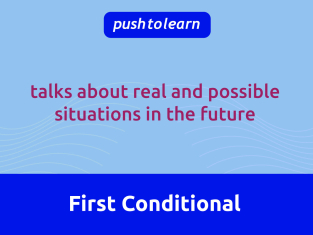 Illustration of First Conditional