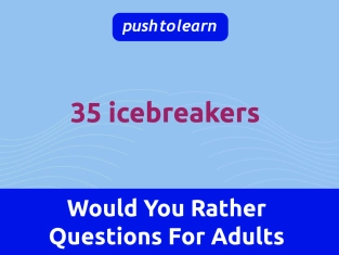 Illustration of Would You Rather Questions For Adults - for Games, Parties, and Icebreakers