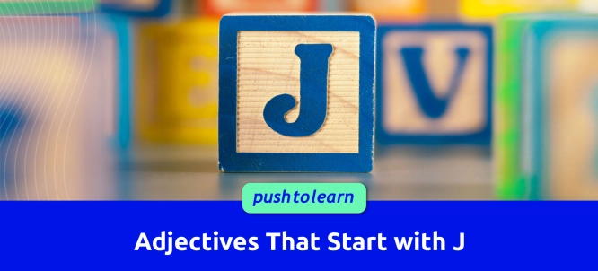 Illustration of Adjectives That Start with J