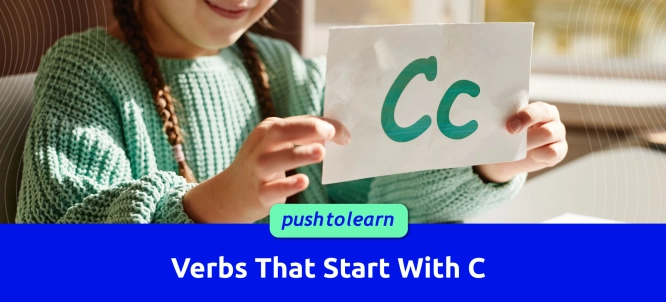 Illustration of Verbs That Start With C
