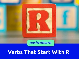 Illustration of Verbs That Start With R