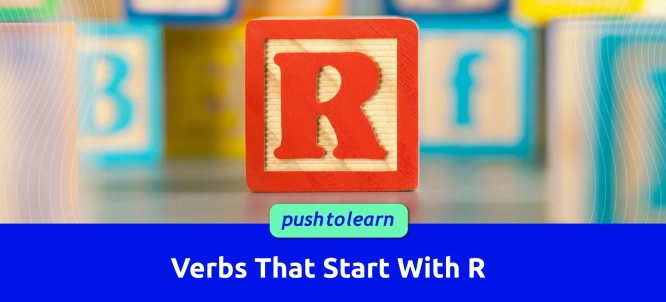 Illustration of Verbs That Start With R