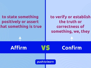 Illustration of Affirm vs Confirm