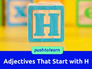 Illustration of Adjectives That Start with H