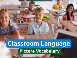 Illustration of Classroom language