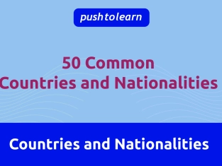 Illustration of Countries and Nationalities