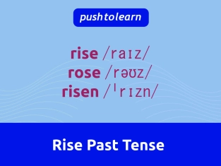 Illustration of Rise Past Tense