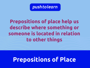 Illustration of Prepositions of Place