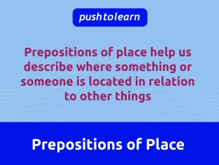 Illustration of Prepositions of Place