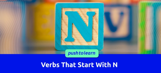 Illustration of Verbs That Start With N