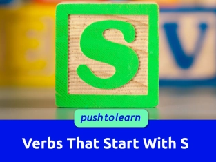 Illustration of Verbs That Start With S