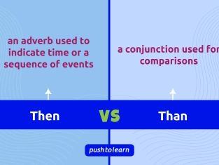 Illustration of Then vs Than