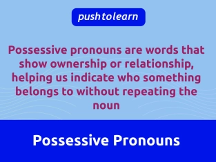 Illustration of Possessive Pronouns
