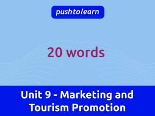 Illustration of Unit 9 - Marketing and Tourism Promotion