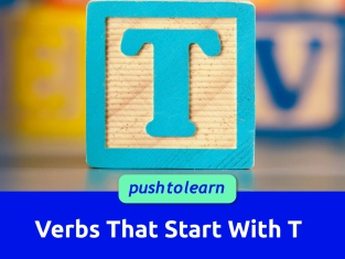 Illustration of Verbs That Start With T