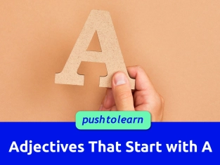 Illustration of Adjectives That Start with A