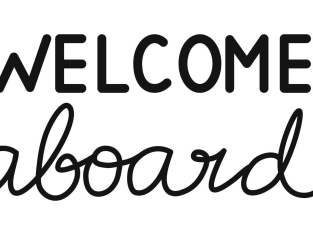 Illustration of Welcome Aboard vs Welcome on Board