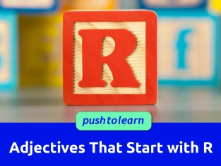 Illustration of Adjectives That Start with R