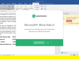 Illustration of How to Add Grammarly to Word