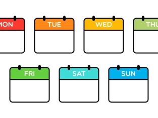 Illustration of Days of the Week
