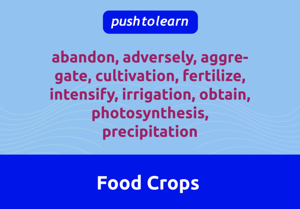 Illustration of Food Crops