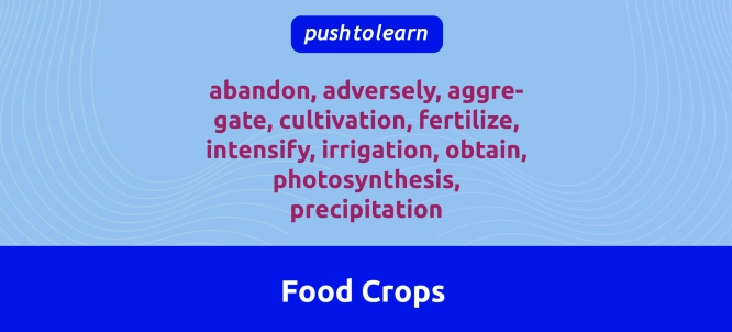 Illustration of Food Crops