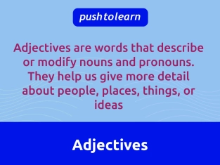 Illustration of Adjectives