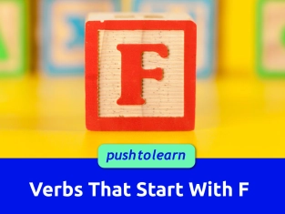 Illustration of Verbs That Start With F