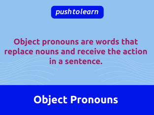 Illustration of Object Pronouns