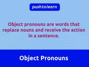 Illustration of Object Pronouns