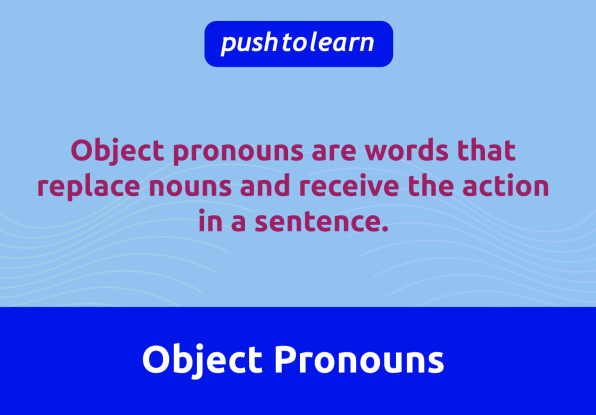 Illustration of Object Pronouns