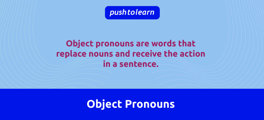 Illustration of Object Pronouns