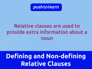 Illustration of Defining and Non-defining Relative Clauses