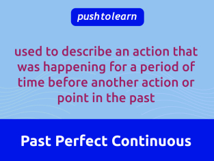 Illustration of Past Perfect Continuous