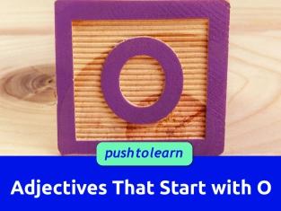 Illustration of Adjectives That Start with O