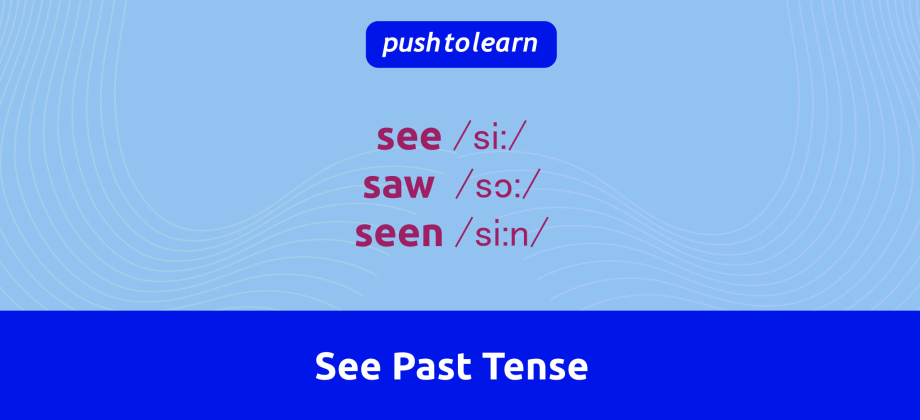 Illustration of See Past Tense