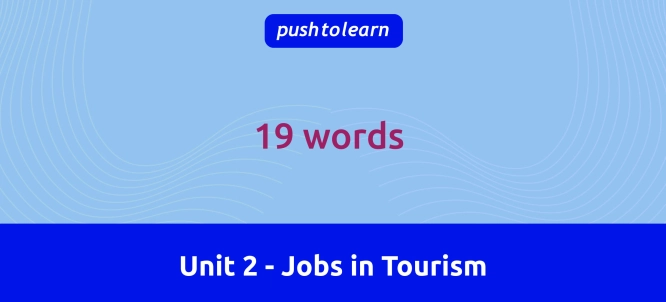 Illustration of Unit 2 - Jobs in Tourism