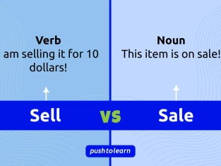 Illustration of Sell vs Sale