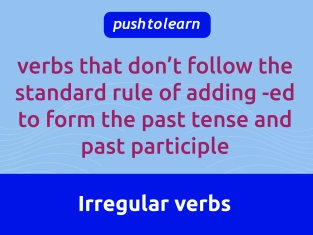 Illustration of Irregular Verbs